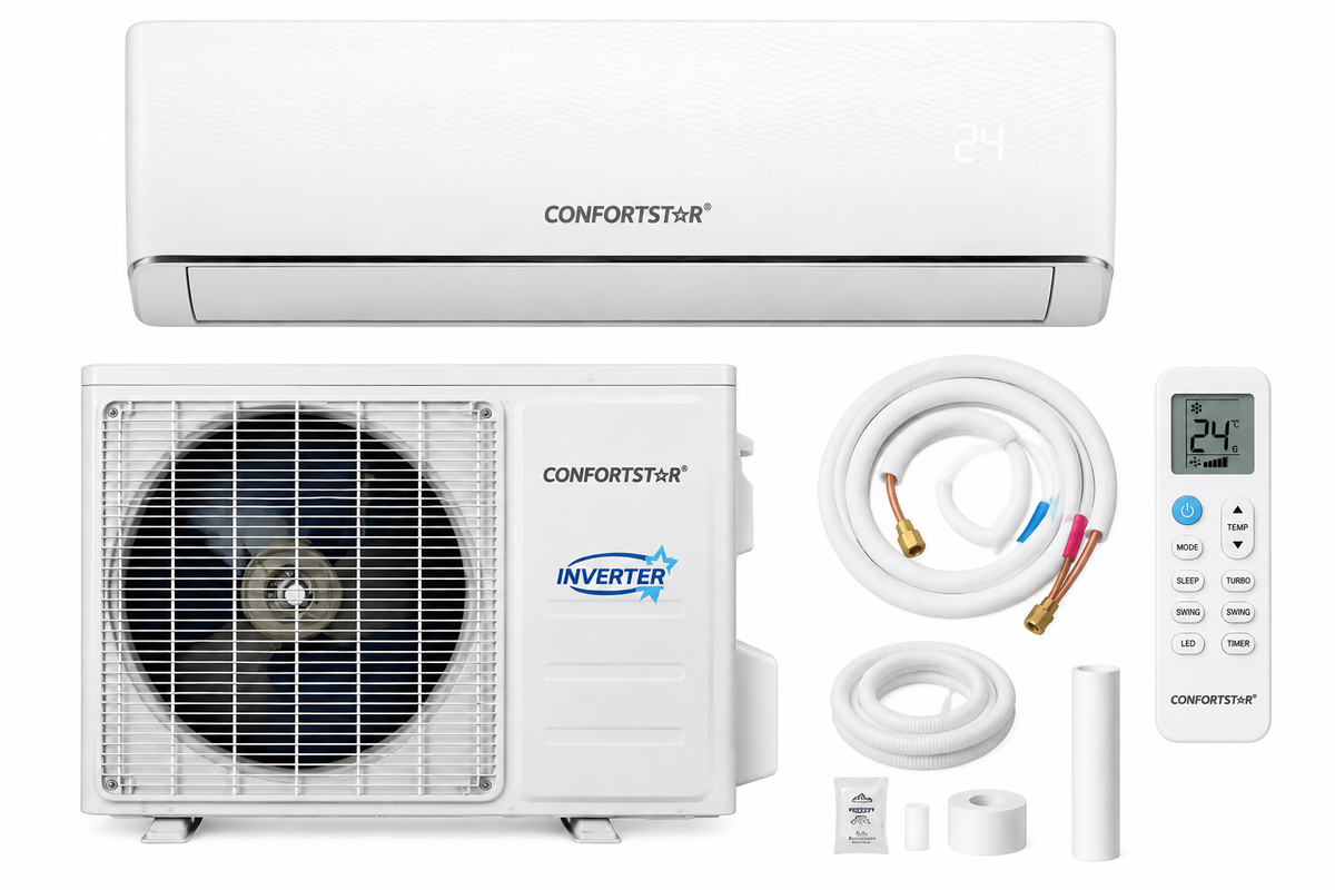 9000 BTU (3/4 Ton) Inverter-Cold and Heat-CONFORTSTAR